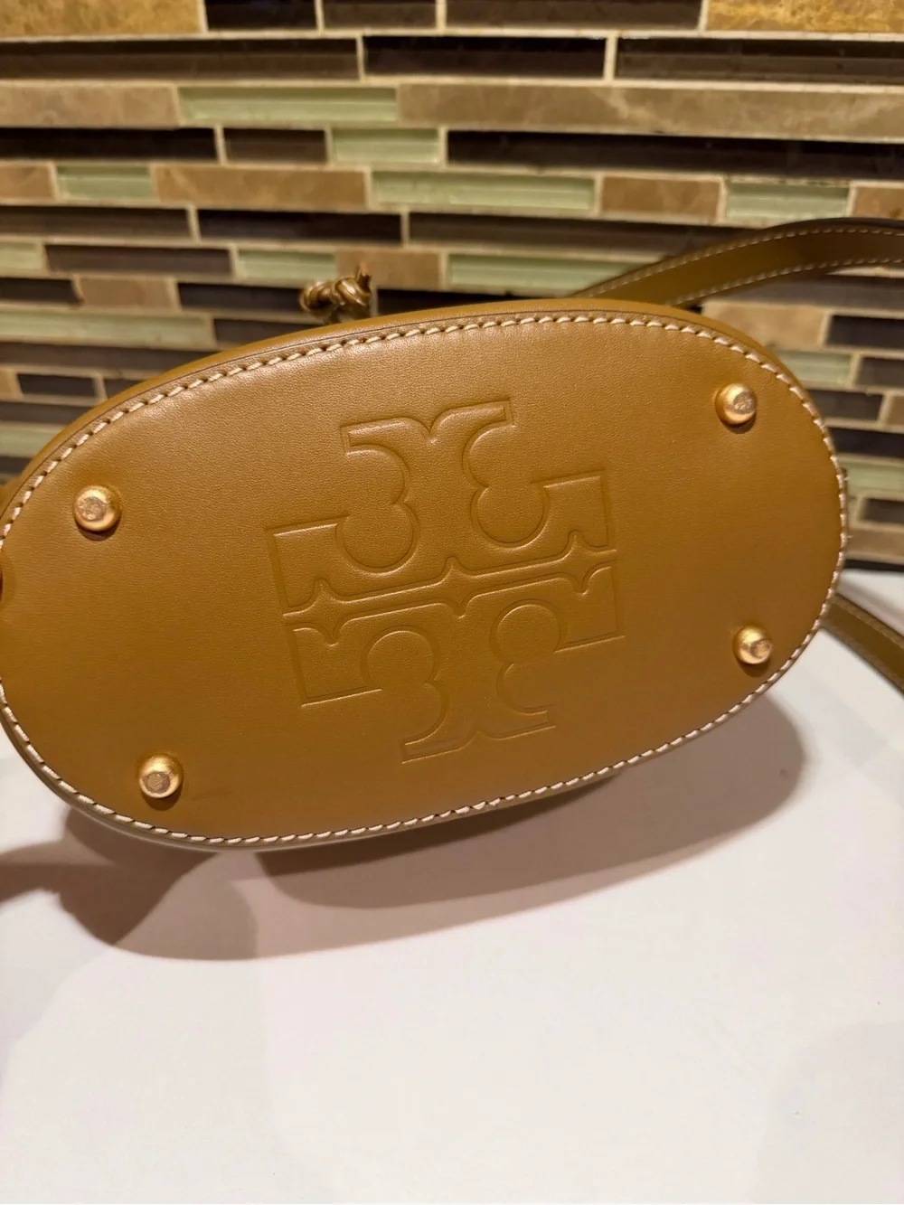 Tory Burch T Monogram Jacquard Bucket Bag